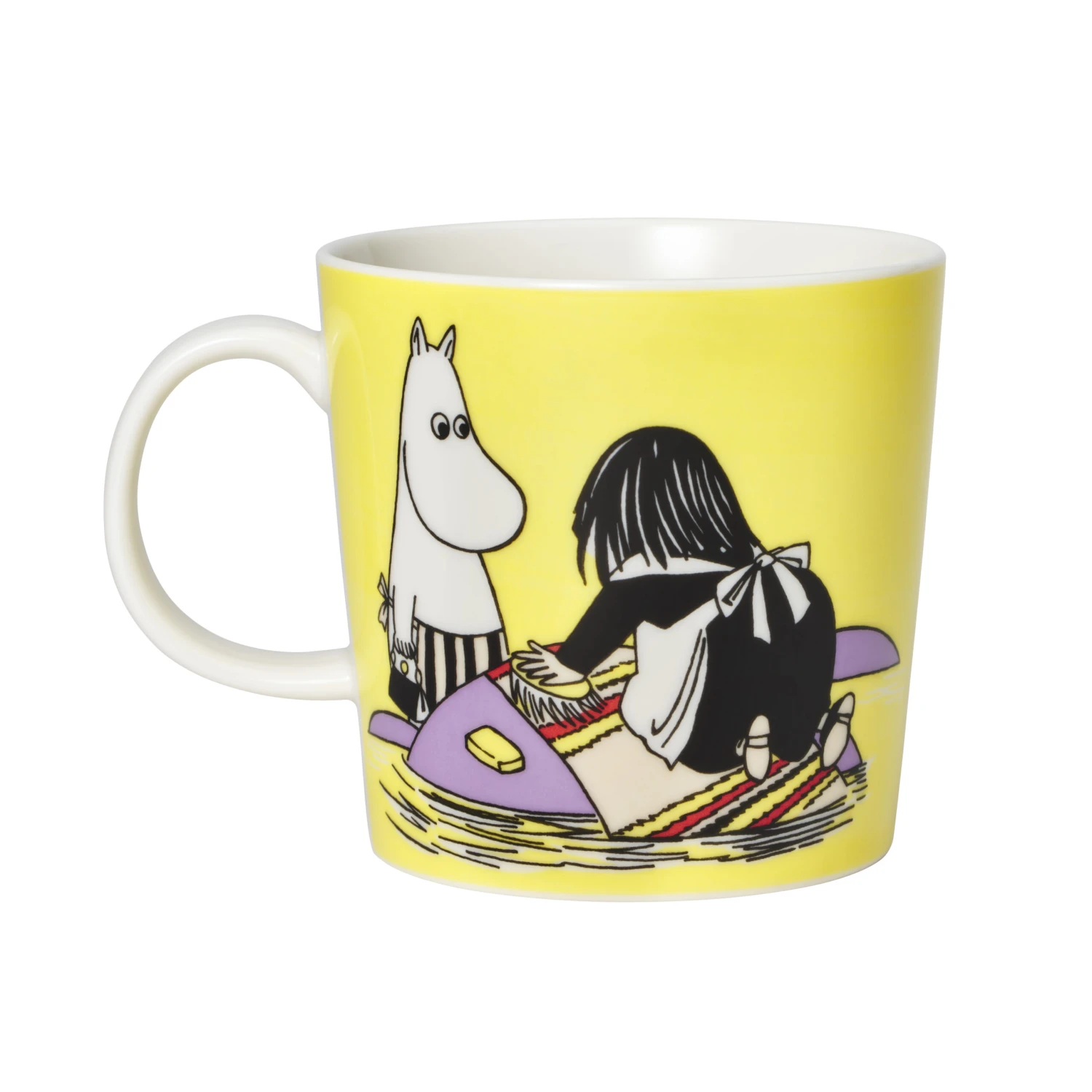 Arabia Misabel Geel Moomin Mok 4 Arabia Misabel Geel Moomin Mok - Afbeelding 2