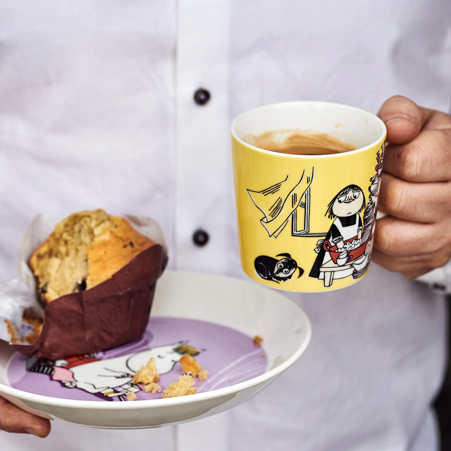 Arabia Misabel Geel Moomin Mok 5 Arabia Misabel Geel Moomin Mok - Afbeelding 3